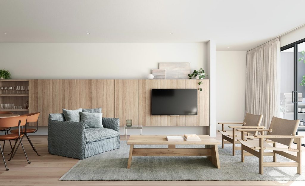 Living Room – Artist Impression