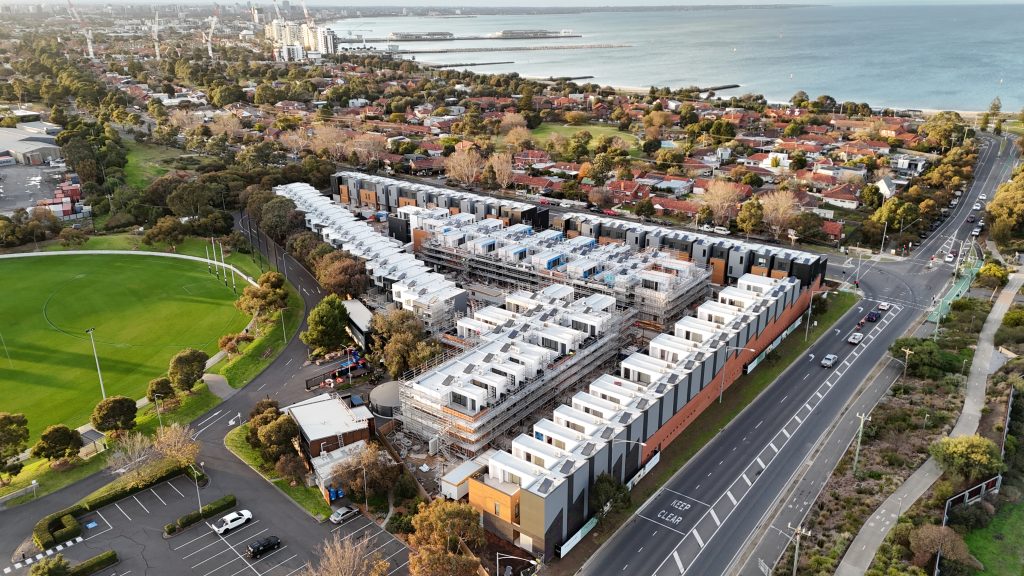 Aerial of Port Lane